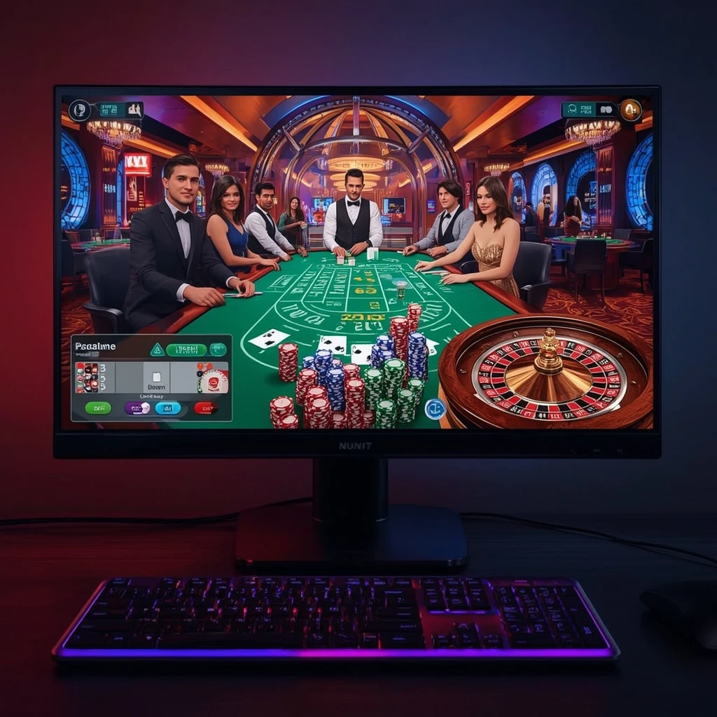 online Baccarat game at Euslot Casino